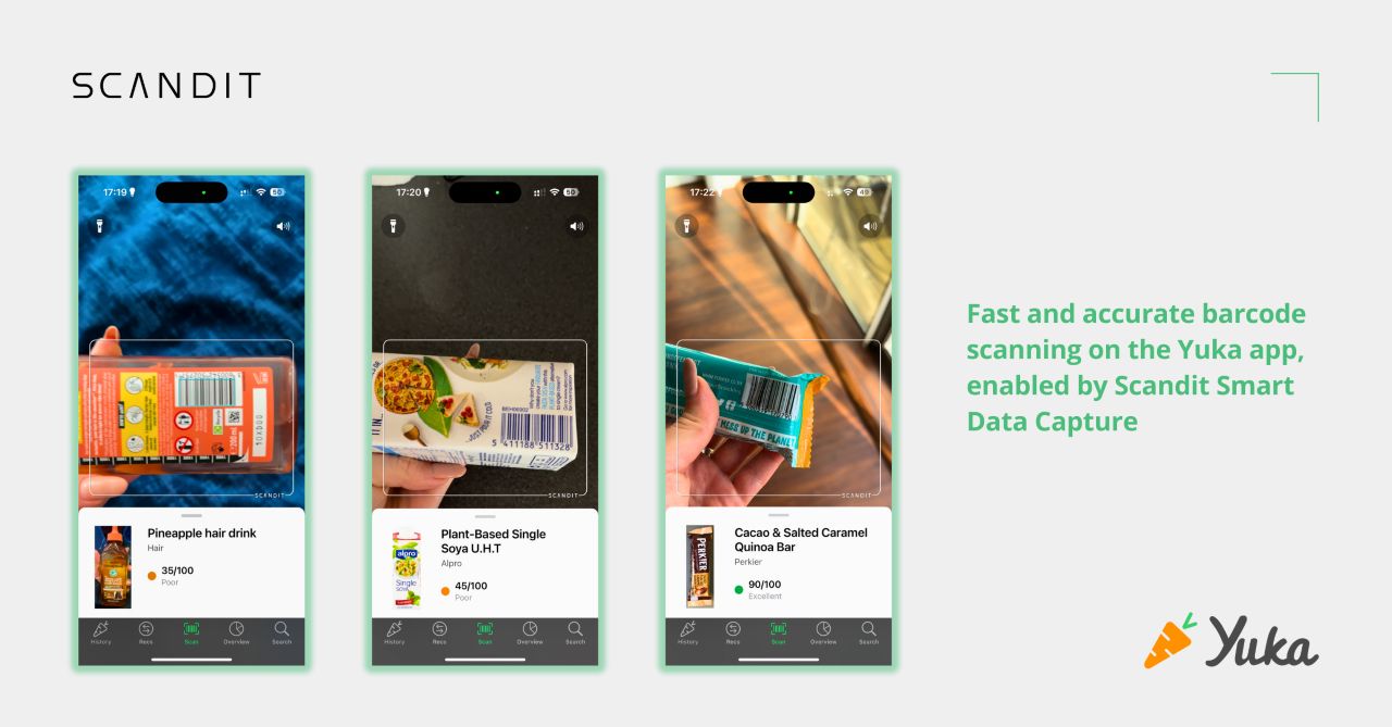 Yuka — 8.3 Billion Scans and Counting with Scandit Barcode Scanner SDK