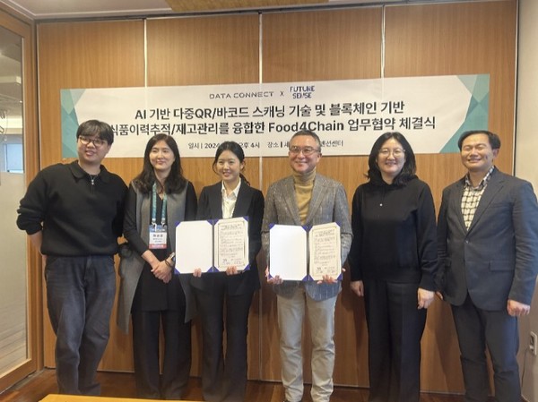 Data Connect and Future Sense Sign MOU for AI Barcode Scanning and Blockchain Food Traceability